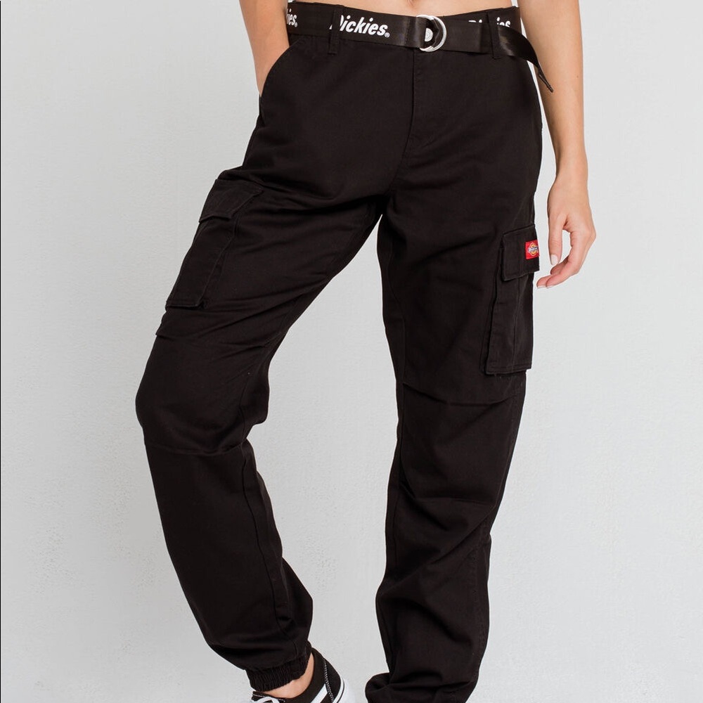 Dickies Women’s Black Cargo Joggers